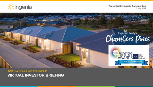 Creating Australia's best lifestyle communities | Ingenia ...
